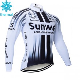 Maillot Cyclisme 2020 Team Sunweb Hiver Thermal Fleece N002